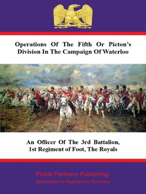 cover image of Operations of the Fifth or Picton's Division in the Campaign of Waterloo